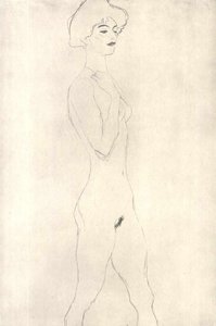 Walking Woman with Red Lips